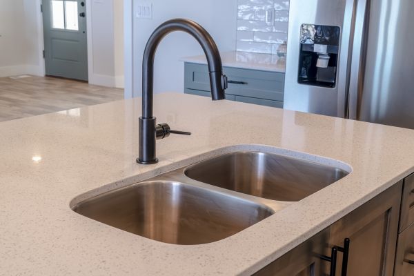 Double Basin Sink Installation in Chico